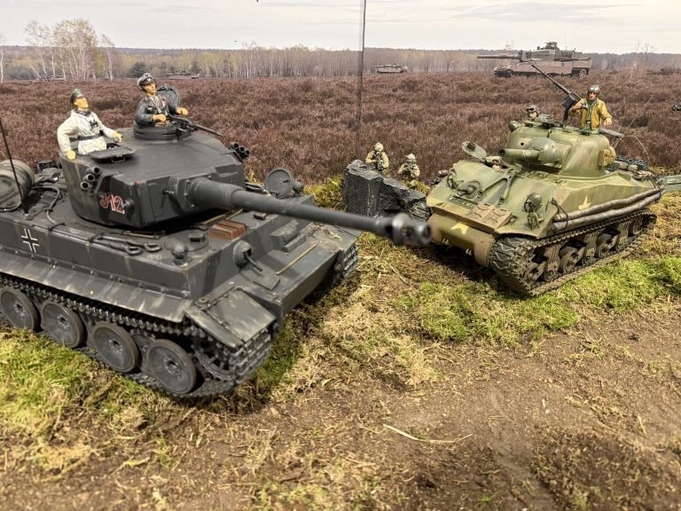 1/16 scale RC Tiger I and Sherman tanks by Mato