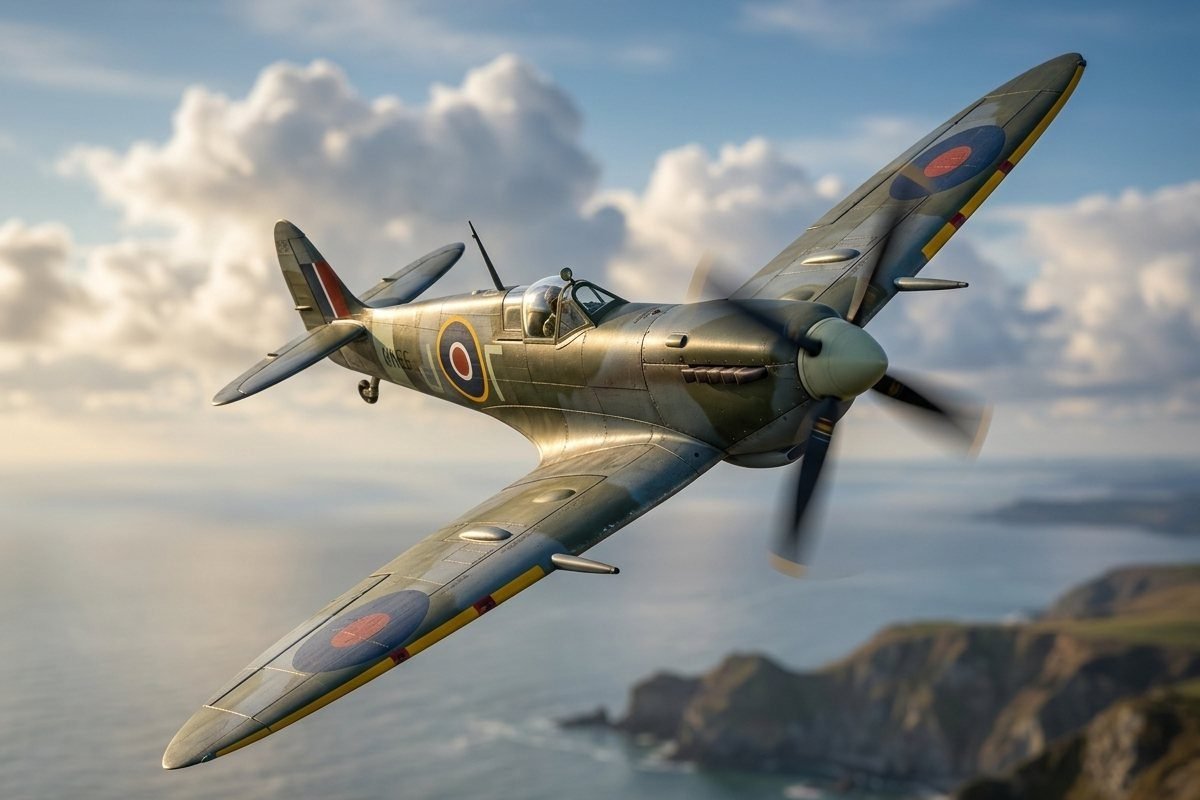 Historic military aircraft scale model